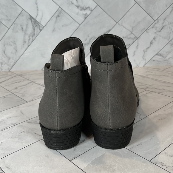 NWT Sun + Stone Womens Boot Booties Shoe Shoes Gray CADEE Zipper Gray 7.5M - Picture 6 of 11